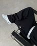Cross Border American Retro Embroidered Casual Pants Men's Street Hip Hop Zipper Design Sports Pants Versatile Loose Trousers_viptrois.com