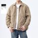 Men’s Reversible Down Jacket – 550FP White Duck Feather, Water-Resistant, Long Coat, Loose Fit, All-Season Wear (M-4XL)_viptrois.com