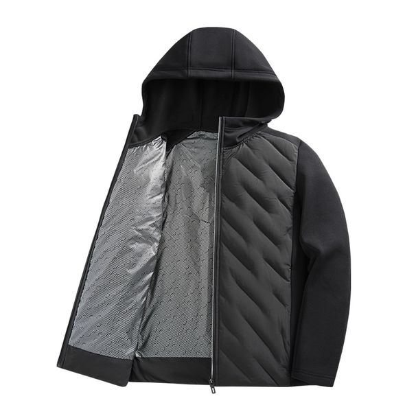 Autumn And Winter New 2025 Jacket Windproof Lightweight Warm Graphene Hooded Couple Cold-Proof Down Coat_viptrois.com