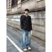 Men's Clothing Spring And Summer New Loose Jeans Men's Light Blue Slim Trousers Straight Casual Wide Leg Pants Drape Pants_viptrois.com