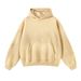 Distressed Gradient Hoodie – Vintage Washed Cotton Pullover With Raw Hem & Patch Pockets, Streetwear Unisex Oversized Fit_viptrois.com