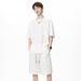 Men's Clothing Men's Ripped Summer Sports Set Thin Casual Trendy Short Sleeved Shorts With Cool Stylish Design_viptrois.com