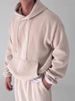 Men's Clothing Autumn And Winter 25 New Sweatshirt Casual Fashion Corduroy Solid Color Hooded Big Pocket Sports Home Clothes_viptrois.com