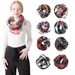 Unisex Autumn and winter women's warm colorful check double-sided fringe check scarf_viptrois.com