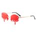 Trendy Tear-Shaped Sunglasses - Ocean Lens Colorful UV Protection Fashion Sunglasses For Women & Men_viptrois.com