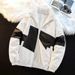 Youth Winter Fleece Jacket With Waterproof & Windproof Design, Thickened Polyester Outerwear For Teens, Trendy Color-Blocked Casual Coat_viptrois.com