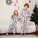 Christmas tree deer full of flowers Christmas family dress printed home clothes pajamas_viptrois.com