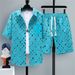 Women Fashion Hoodie And Trousers Suits Tracuit For Men Foam Printed Sweatpants Two Piece Sets Y2k Streetwear_viptrois.com