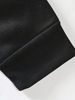 Men's Clothing American High Street Style Black Hooded Zipper Jacket_viptrois.com