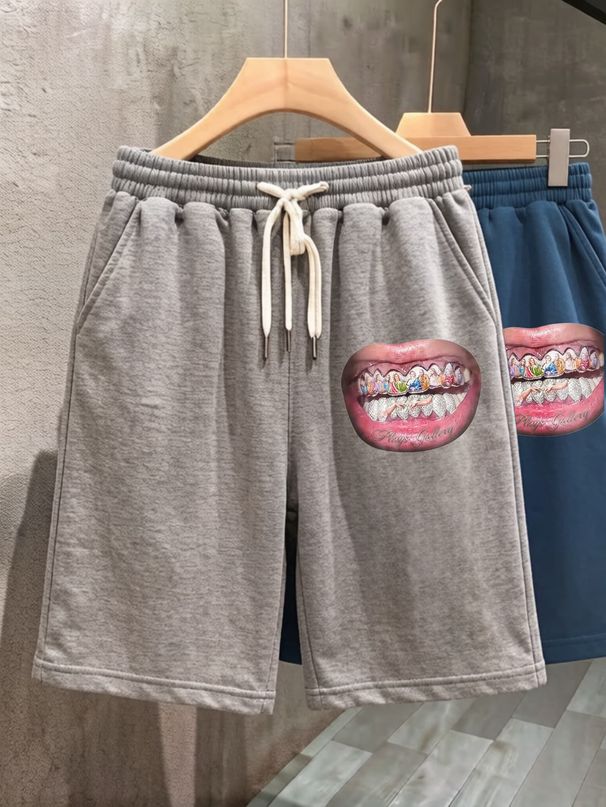 Men's 2026 New Summer Outerwear Shorts American Casual Light Luxury Simple Shorts European And American Trendy Brand Shorts Men_viptrois.com