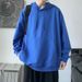 Autumn Winter New Hooded Loose Casual Top Solid Color Pullover Men Youth Fleece Sweatshirt Trendy_viptrois.com