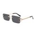 Men's Sunglasses New Trimmed Frameless Glasses Characteristic Devil Claw Frame Sunglasses Fashionable And Colorful Eye Catching Sunshade Sunglasses_viptrois.com