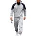 Men's Casual Hooded Sweatshirt & Joggers Set - Winter Warm Fleece Loungewear, Relaxed Fit, Streetwear Outfit For Outdoor & Daily Wear_viptrois.com