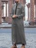 Men's Clothing Muslim Long Sleeve Embroidery Casual National Clothing_viptrois.com