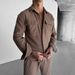 Men's Clothing Men's Shirt New Long Sleeve Lapel Men's Shirt_viptrois.com