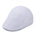 Summer Hollow Breathable Hat For Men, Middle-aged And Elderly, Korean Style, Dad's Casual Versatile Beret, Solid Color_viptrois.com
