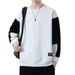 Loom 2024 Spring New Pullover Sweatshirt For Men, Cross-Border European And American Trendy Brand, Loose Casual Crew Neck Top_viptrois.com