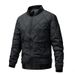 Winter Men's Cotton-padded Clothing, Korean Style Stand-up Collar Zipper With Cotton Coat, Trendy Casual Jacket, Men's Cardigan_viptrois.com