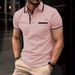 European And American 2026 Summer Polo Shirt With Buttoned Pockets Men's Sport Polo Shirt_viptrois.com