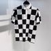 Men's Clothing Trendy Brand Summer New Lapel Embroidery Casual Couple Paul T Shirt Couple_viptrois.com