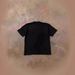 Oversized Double Ponytail Print T-Shirt Heavyweight Pure Cotton Loose Short Sleeved Men's And Women's Style for Couples_viptrois.com