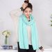 Knitted Autumn Winter Women Korean Style Solid Color Neck Warmer Wool Cashmere Scarf Shawl Couple_viptrois.com