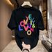 2024 summer new light luxury men's T-shirt short sleeve minimalist design print round collar fashion trend everything_viptrois.com