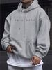 Men's Autumn And Winter Casual Fashionable Loose Hooded Sweatshirt ORIGINALS Letter Printed Warm Long Sleeved Pullover_viptrois.com