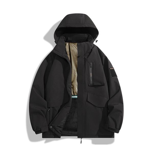 Men's Winter New Graphene Windproof Waterproof Thickened Warm Padded Jacket Couple Fashion Versatile Coat_viptrois.com