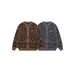 American Retro Leopard Print Jacquard Cardigan Sweater Men, New Loose Lazy Knitted Jacket For Autumn And Winter_viptrois.com