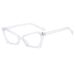 Women's Eyewear Frames Cat Eye Polygonal Glasses Frame Fashion High End Niche Glasses Trendy Personality Anti Blue Light Flat Glasses_viptrois.com