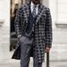 Loom Loom 2020 Cross-Border European And American Winer Mid-Lengh Sui Collar Fashion Prined Men's Coa_viptrois.com