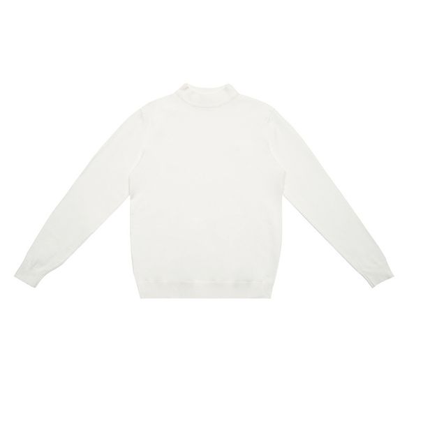 Old Money Wind Comfortable Simple Soft Waxy Knitted Sweater Semi-turtleneck Warm Base Autumn And Winter Men_viptrois.com