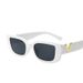 Small Square Sunglasses Trendy Hipster UV400 Shades For Women Lightweight Retro Fashion Glasses With Thin Metal Frame_viptrois.com