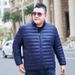 2025 Fashion Middle-Aged Young Men's Plus-Size Pure Color Long Sleeve Zipper Cotton-Padded Jacket M-11XL_viptrois.com