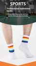 Cotton Badminton Socks, Table Tennis Socks, Men's And Women's Sports Socks, Thickened Towel Socks_viptrois.com