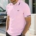 Men's Loose Fit Polo Shirt - Short Sleeve, Breathable & Wrinkle-Free Polyester, Summer Casual With Trendy Prints (S-2XL, 4 Colors)_viptrois.com
