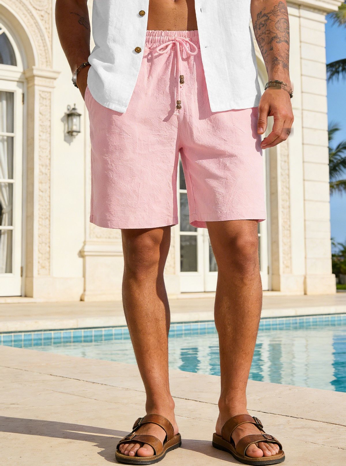 2026 Summer Men's Cool-Fitting Quick-Drying Loose Shorts - Lightweight Loose Casual Sport Shorts - Five-Piece Pants_viptrois.com