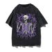 Men's Clothing T Shirts T Shirts T Shirts Angel Street Print Y2K Tops Retro Summer Short Sleeves Graphic Gothic_viptrois.com