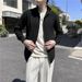 Pure New Autumn Winter Minimalist Versati Stand Collar Knitted Cardigan Men's Zipper Sweater Casual Plus Size Coat Lazy_viptrois.com