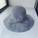 Striped Summer UV Protection, Outdoor Fashion, Fisherman Hat, Women's Sun Hat_viptrois.com