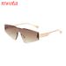 New Frameless Metal Foot Cat Eye Sunglasses Cross Border Hot Selling Sun Protection High End Sunglasses_viptrois.com