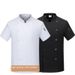 Men's Clothing Chef Work Clothes Short Sleeve Summer Thin Breathable Catering Fast Food Restaurant Hot Pot Restaurant Hotel Back Kitchen Fashionable_viptrois.com