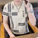 A New Summer Men's Short-sleeved T-shirt With Ice Silk Slimming, Trendy Print And Anti-wrinkle Features_viptrois.com