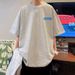 2025 Large-size T-shirt With Small Logo Letter Printing On The Chest, Men's Short-sleeved Shirt_viptrois.com