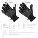 Men's Gloves Cycling Gloves Winter Takeaway Fishing Leak Two Fingers Outdoor Windproof Zipper Touch Screen Men's Warm Plus Velvet Thick Gloves_viptrois.com