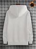 Men's Autumn And Winter Casual Fashion Loose Hooded Sweatshirt With Rose Graphic Pattern Print Warm Long Sleeved Pullover_viptrois.com