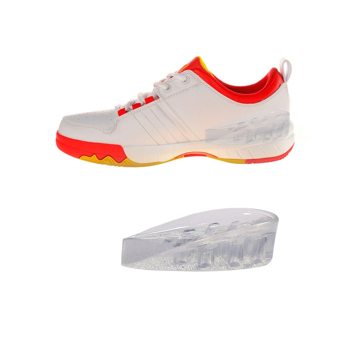 New hot-selling insole silicone increasing pad transparent unisex invisible 2.5CM_viptrois.com