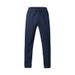 Men's Mid Waist Sports Leisure Sweatpants Spring Autumn Thin Trendy Trousers With Drawstring Loose Fit For Casual Wear_viptrois.com