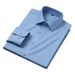 Men's Wrinkle-Free Long Sleeve Shirt | Autumn Thickened Modal & Wool Blend Business Casual Shirt_viptrois.com